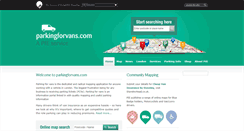 Desktop Screenshot of parkingforvans.com
